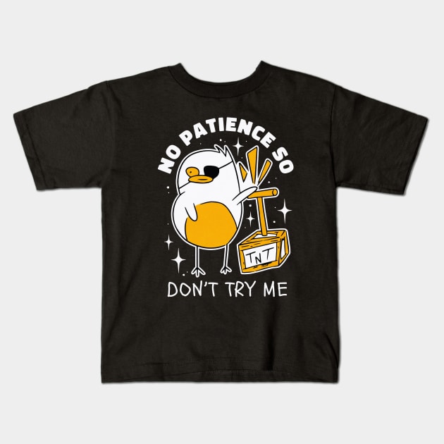 TNT bird pirate Kids T-Shirt by Picasso_design1995